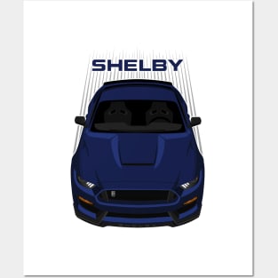 Ford Mustang Shelby GT350 2015 - 2020 - Kona Blue Posters and Art